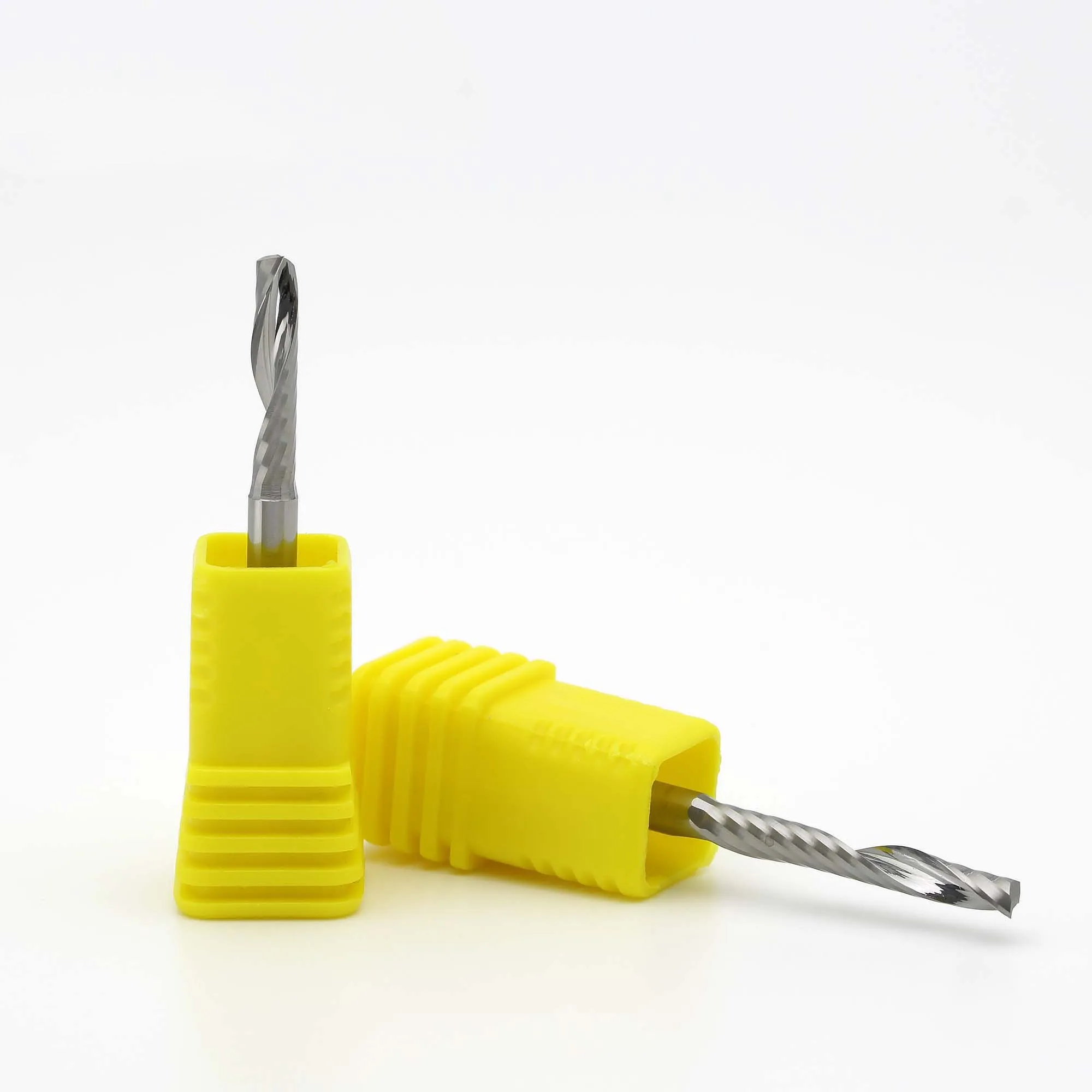 

10PCS 3A shank 4mm one flute spiral carbide end mill router bits for acrylic, PVC, plastic, foam, PS board, composite board,wood
