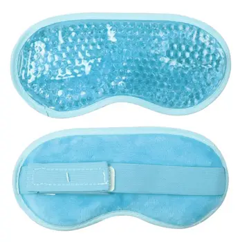 

Reusable PVC Gel Beads Eye Mask Flexible Soothing Relaxing Sleeping Mask Ice Goggles for Hot Cold Therapy