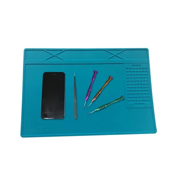 

New Heat-Resistant Bga Soldering Station Soldering Pad Silicone Heat Insulation Pad Repair Tools Maintenance Platform Desk Mat-B
