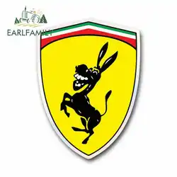 EARLFAMILY, 13 см x 9,5 см, для Ferrari-Donkey, граффити, наклейка, сделай сам, аниме, тело для автомобиля, виниловая, автомобильная пленка, индивидуальная