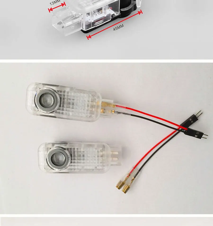 2 шт., дверной светодиодный проектор с привидением, лужа, лазерный свет, чехол для A3 A4 A5 A6 TT Q5 Q7 TTS Sline RS S3 S4 S5 RS3