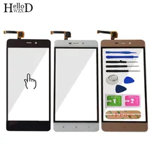 Vidro da tela de toque para xiaomi redmi 4 pro 4pro painel digitador da tela de toque painel de vidro da tela de toque ferramentas adesivo