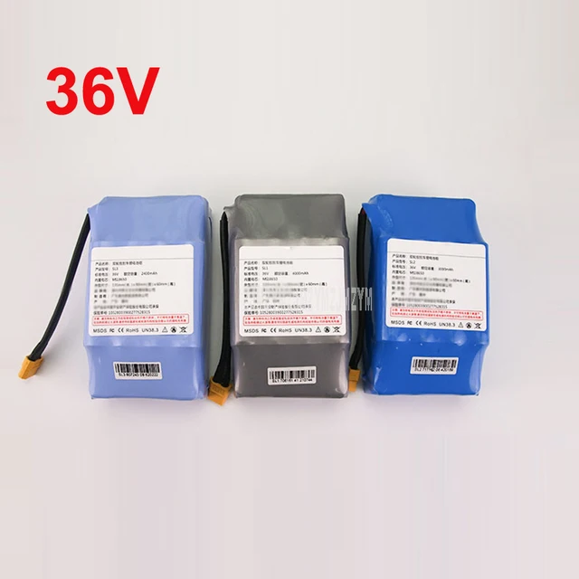 US $27.20 36V Electric Self Balancing Scooter Hoverboard Lithium Battery Pack For 65810 inch Child Skatebo