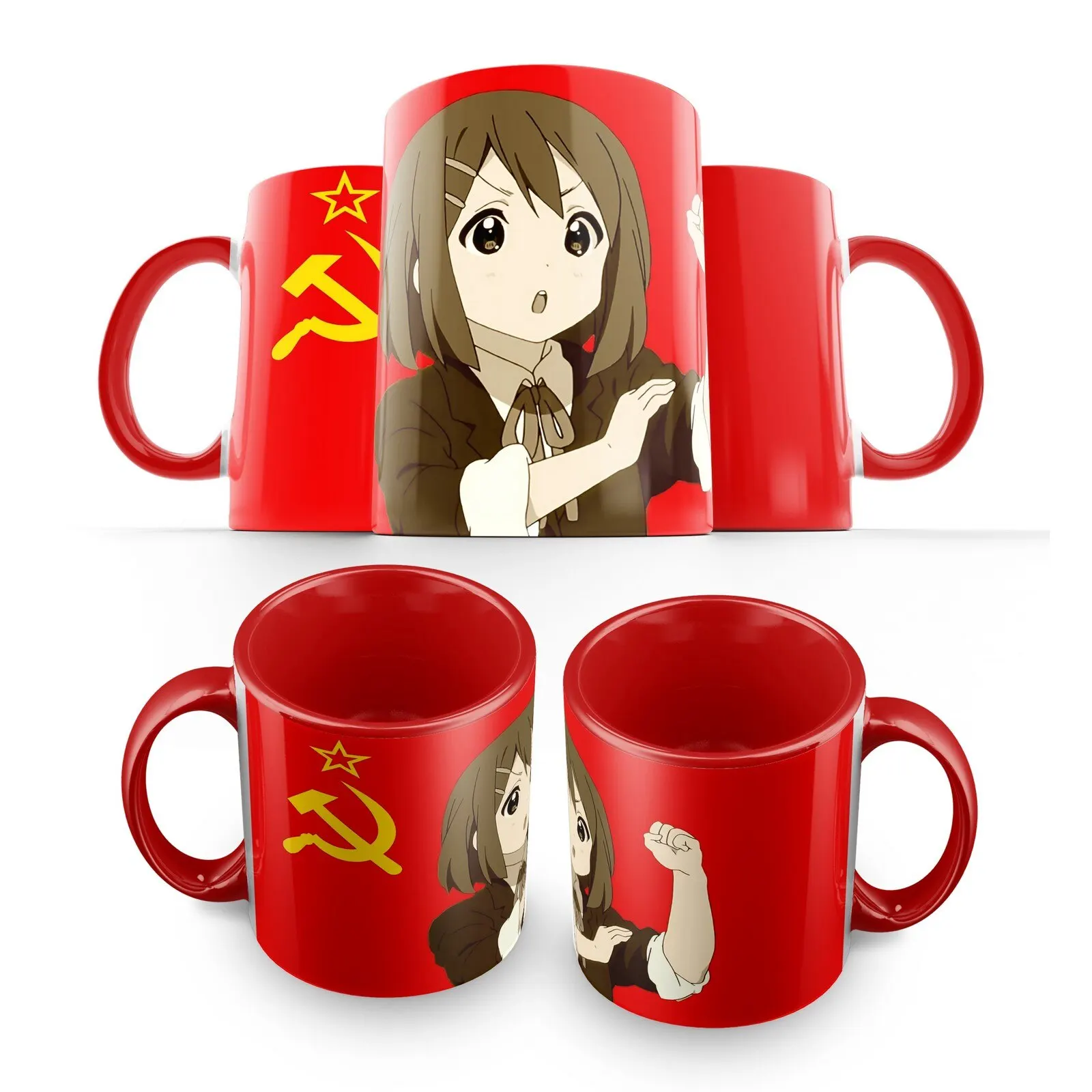 Mug: K-On! (Kay it Con anime character USSR Soviet Union) -5 cool mug gift maynkravt | Дом и сад