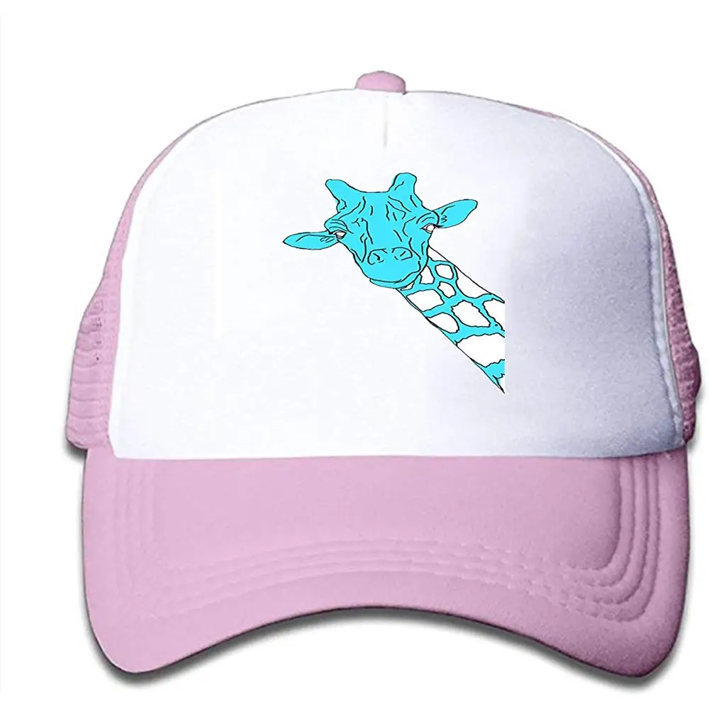 Розовая бейсбольная кепка для детей с жирафом для мальчиков и девочек, Регулируемая Кепка для игры в гольф