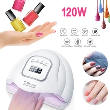 SUN X5 MAX / SUNone LED UV lamp for nail dryer 48W / 120W lamp LCD Manicure Gel nail drying lamp for nail polish tools