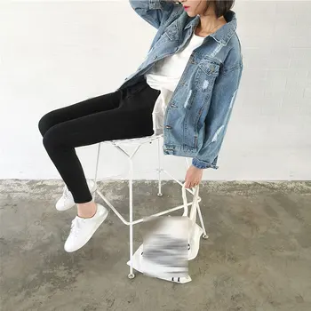 

2020 Women Basic Coat Denim Jacket Women Winter Denim Jacket For Women Jeans Jacket Women Denim Coat Loose Fit Casual Style