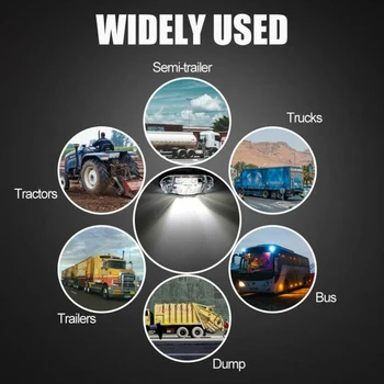 

Replacement Side Marker Lights 2.5W Accessories LED For Camper Trailer Truck