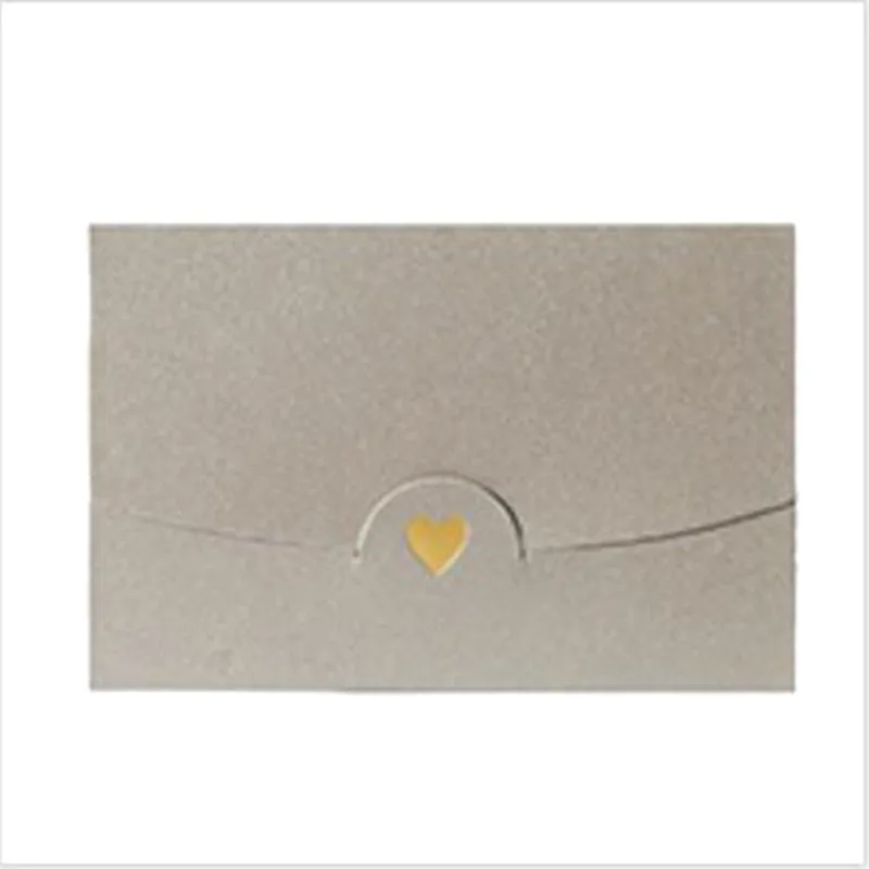 

50Pcs/Set 7 x10.5Cm Colorful Heart Pearl Paper Envelopes for Party Invitations Valentine'S Day Gift Lovers Message Card Gift