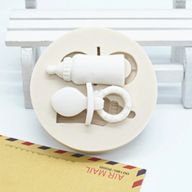 Baby Palack Mellbimbó Alakú Torta Fondant Formák Sütőszerszámok Sütemények Szilikon Penész Csokoládé Dekorációs Eszközök M943 - Image 4