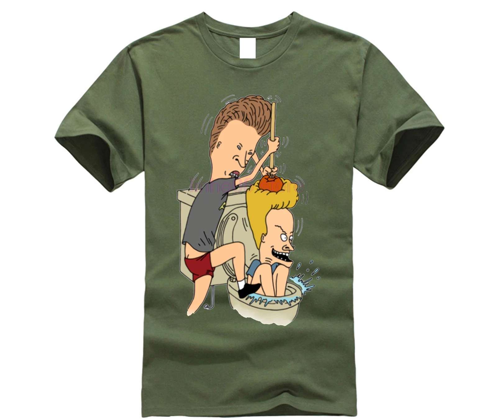 Новое поступление Мужская забавная футболка Beavis and Butthead стильная уличная с милым