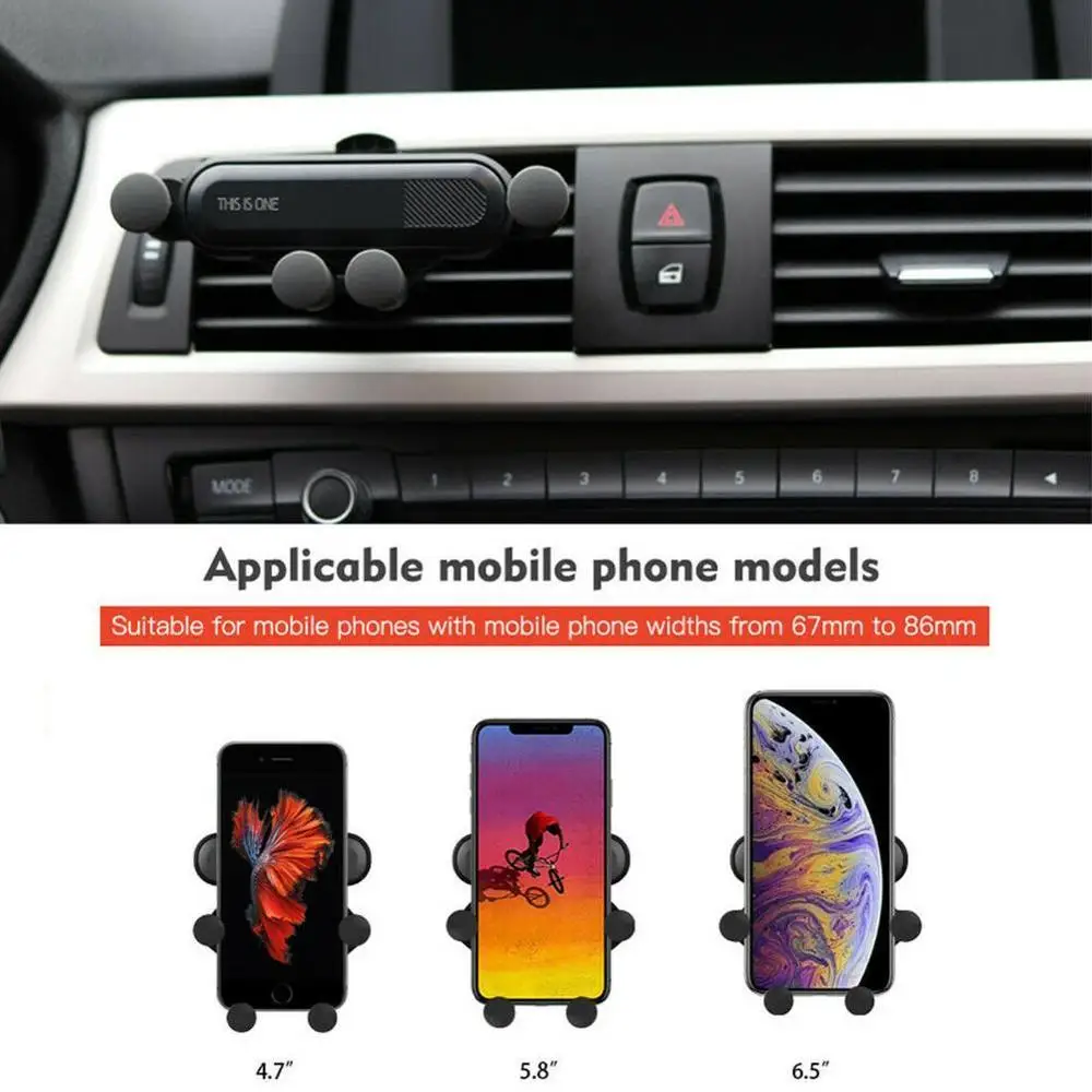 Телескопический гравитационный автомобильный держатель телефона для iPhone samsung huawei подставка для телефона держатель в автомобиль кронштейн для телефона навигации