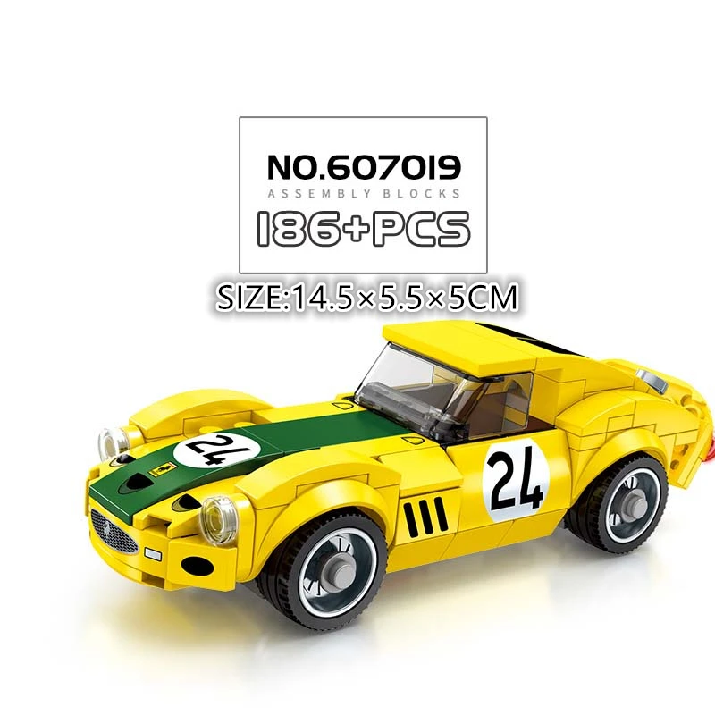 Speed Champions Technic City Assemble autos model Building Blocks supercar city Racing Car Bricks Toys for Children small bricks