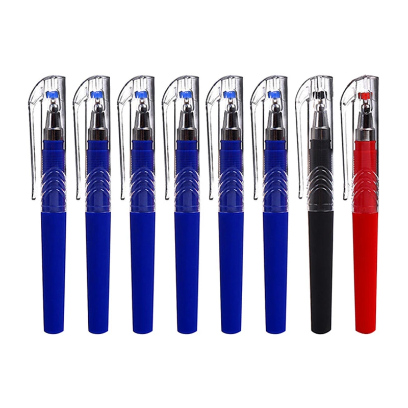 Mini bolígrafo Gel con Clip de tamaño bolsillo, 8 unids/set/juego, punta de