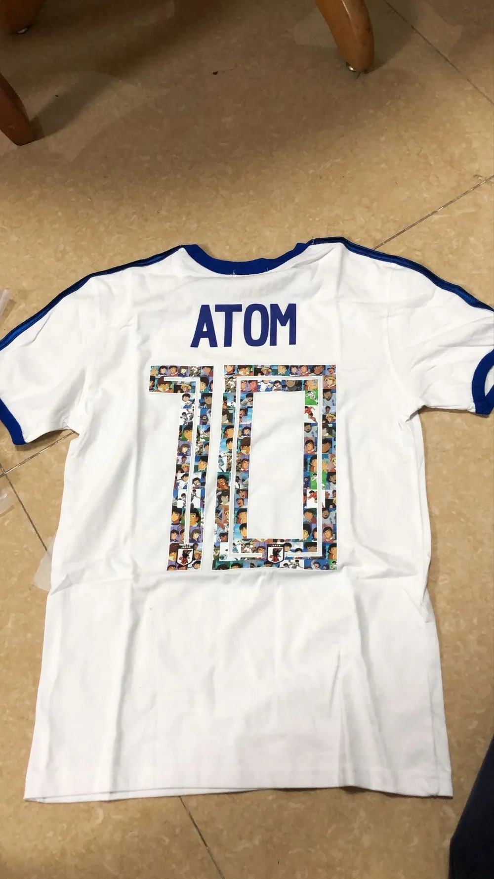 Men Asia size! oliver atom football shirts, Captain Tsubasa Jerseys,Fashion Japan france football cotton soccer clothes