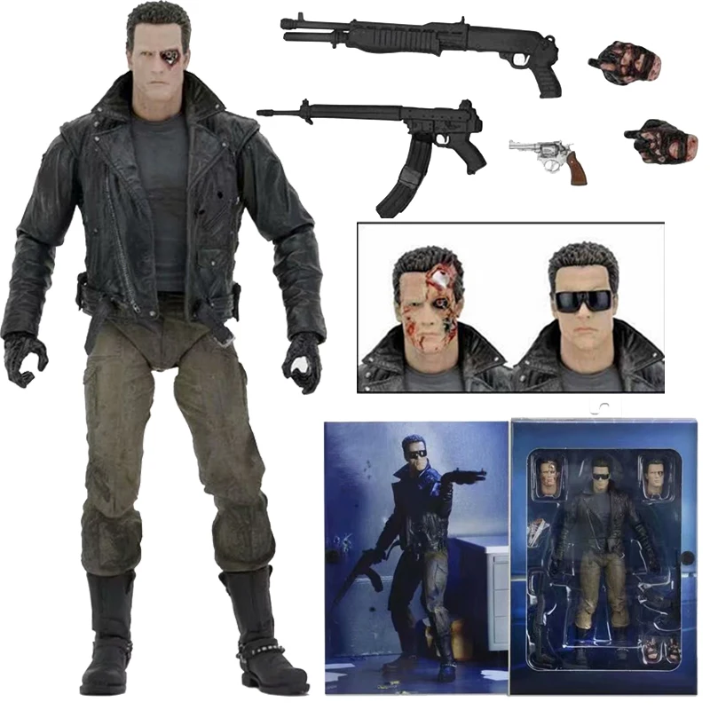 Фигурка Терминатора NECA Терминатор Шварценеггер суждение день T 800 Арнольд