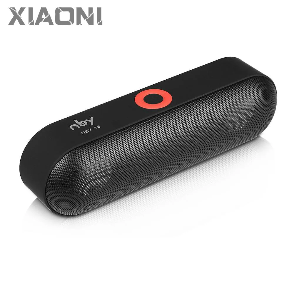 

NBY 18 Bluetooth Speaker Mini Portable Wireless Speakers Sound System 3D Stereo Music Surround Speaker Support USB TF card