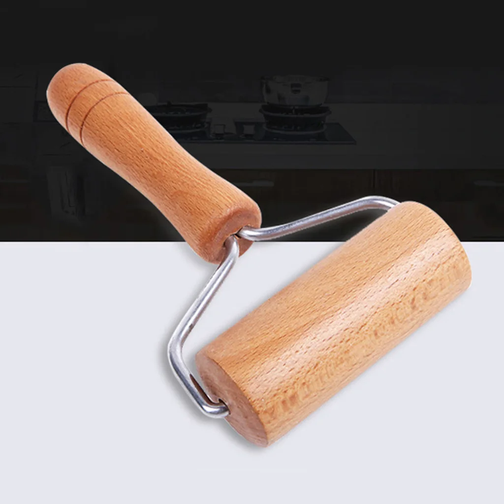 Wooden Rolling Pin, Hand Dough Roller for Pastry, Fondant, Cookie Dough, Chapati, Pasta, Bakery, Pizza Kitchen tool
