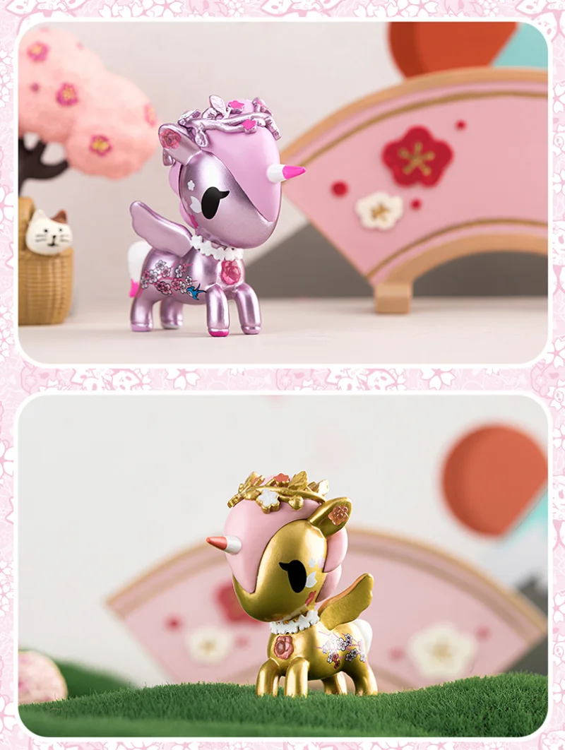 Tokidoki トキドキ ユニコーン 桜 フィギュア 人形 POPMART TOKIDOKI Cherry Blossom Yoshino Mini Figure | eBay