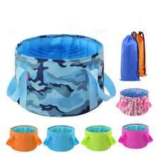 Пеший Туризм массаж ног складной умывальник Сверхлегкий Рыбалка спа хранения Водонепроницаемый переноска дорожная сумка для ванной на открытом воздухе Походное ведро