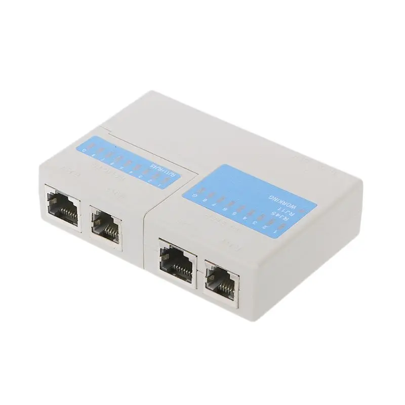 Professional Super Mini Network LAN Cable Wire Cat5 RJ11 RJ45 Tester New