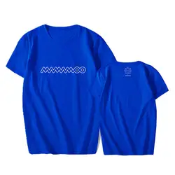 MAMAMOO альбом Тур обратно этап футболки в стиле хип-хоп Футболка короткий рукав футболка-топ PT1050