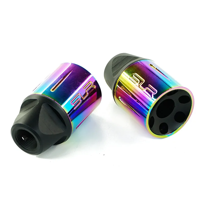 

Alloy CCW SLR SLH 14mm Negative Thread Barrel Brake Cap Airsoft AEG GBB AR15 M4/M16 Airgun Paintball Accessories