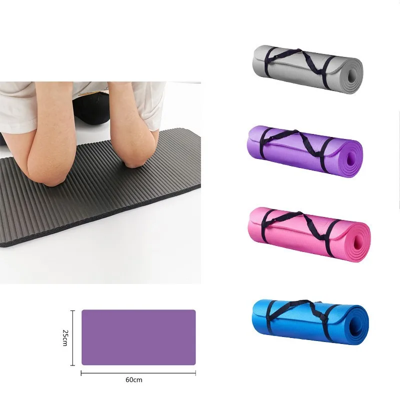 Small 15 Mm Thick And Durable Yoga Mat Anti-skid Sports Fitness Mat Anti-skid To Lose Weight Yoga Fitness Equipment