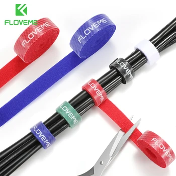 

FLOVEME Cable Organizer Wire Winder Clip Earphone Holder Mouse Cord Protector USB Cable Management For iPhone Samsung Xiaomi