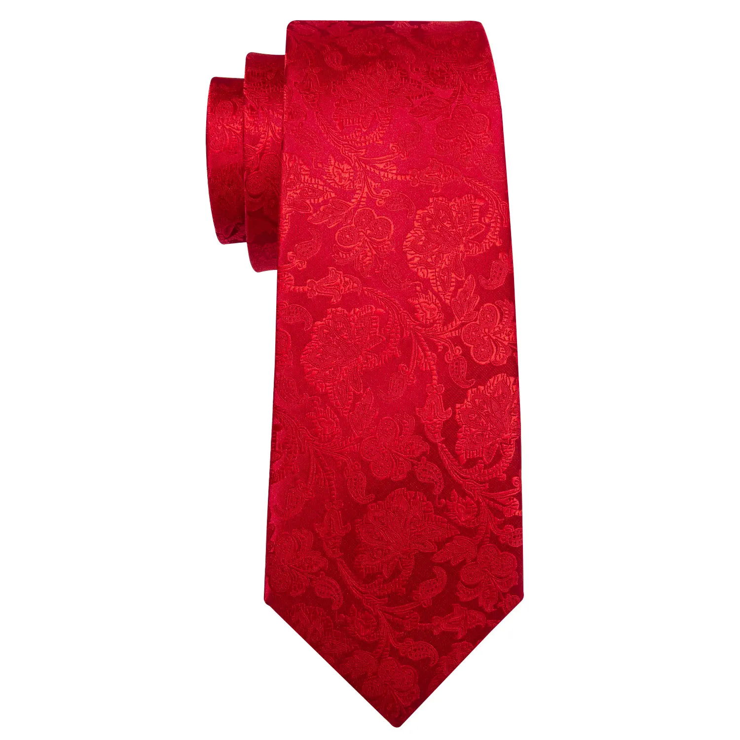 Мужской свадебный галстук, красный шелковый галстук с цветочным принтом, галстук, набор Барри. Ван, жаккардовый тканый модный дизайнерский галстук 9 см для мужчин, вечерние FA-5511