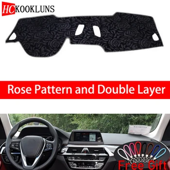 

Rose Pattern For BMW 5 series 2018-2019 Dashboard Cover Car Stickers Car Decoration Car Accessories Interior Car Decals