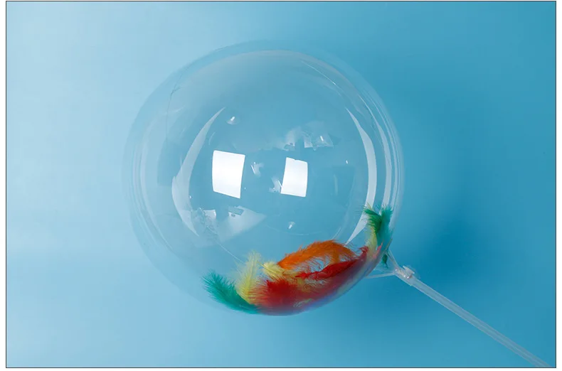 Manufacturers Direct Selling Network Red Balloon Decorating Accessories Transparent Ocean Ball Filler Color Feather 100 Root/Bag