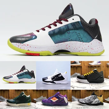 

2020 BIG STAGE Mamba zoom 5 4 PROTRO Chaos Draft Day Wizenard Mens basketball shoes Lakers Carpe Diem designer Kobes V trainers