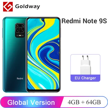 

Global Version Xiaomi Redmi Note 9S 9 S 4GB 64GB Smartphone Snapdragon 720G Octa Core 48MP AI Quad Cameras 6.67" FHD+ 5020mAh