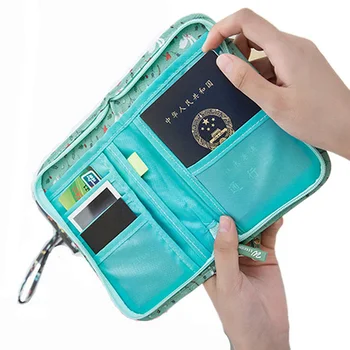 

Travel Passport Cover Card Holder Wallet Storage Bag Organizer Waterproof Women Phone Bag Tickets Lady Clutches Money Bags