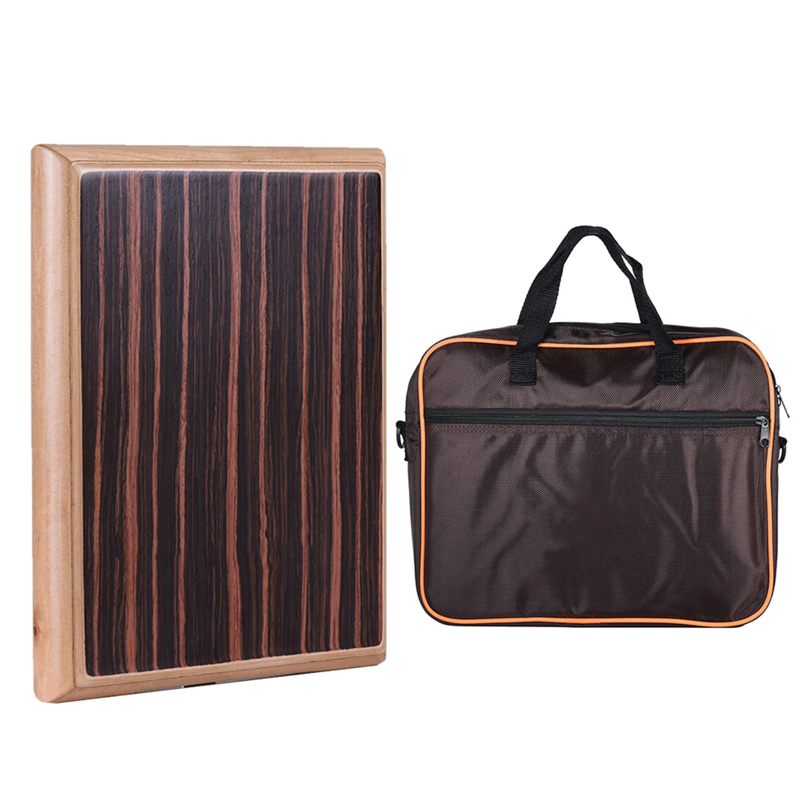 ammoon Cajon Drum Compact Travel Box Flat Hand with Adjustable Strings Carrying Bag | Спорт и - Цена: US $35.07 - 49.60