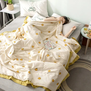 

Laciness Design Summer Air-conditioning Quilt Home Sofa Chair Seat Cover Blanket Soft Breathable Lightweight Quilt