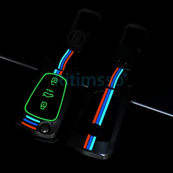 Custodia in lega di zinco per auto custodia per telecomando portachiavi per Chevrolet Cruze Malibu Camaro Impala Equinox Trax GMC Buick Chevy - Custodia in lega di zinco per auto custodia per telecomando portachiavi per Chevrolet Cruze Malibu