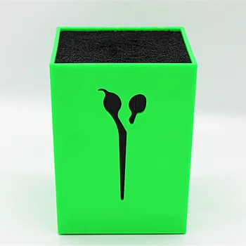 

New Hot Barber Hair Scissor Stand Case Acrylic Salon Pet Groomer Hair Clips Storage Box Pot Hairdressing Tools Scissors Holder S