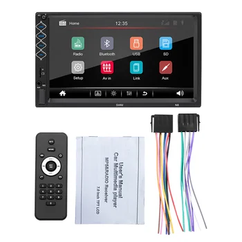 

7inch 2din Car Radio MP5 Stereo Receiver Car Video Auto Audio Car Stereo Mirror Link Touch Screen Player Multimedia rear camera