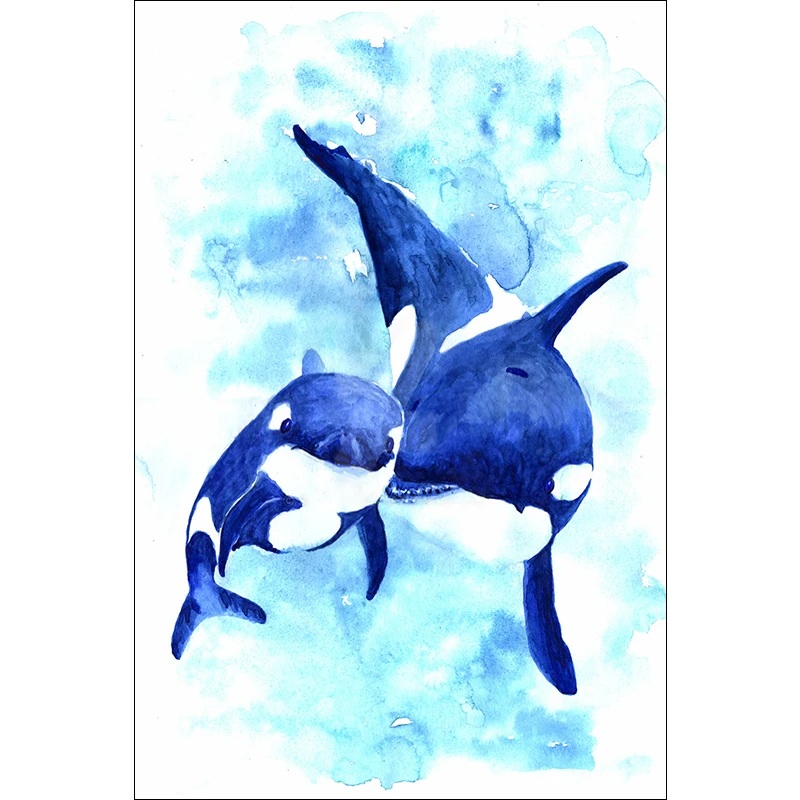 Canvas Painting seascape poster