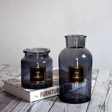 Вазы прозрачная стеклянная ваза для украшения интерьера наклейки Ins скандинавские гидропоники украшения цветочные вазы стеклянная ваза для цветов