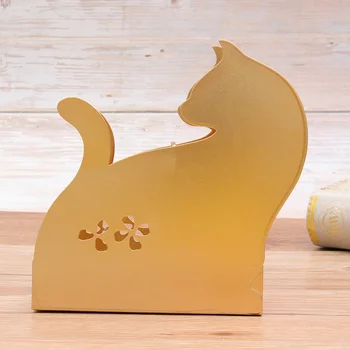 

Creative Mosquito Coil Stand Iron Mosquito Incense Holder Insect Mosquito Coil Bracket Adorable Mosquito Coil Rack (Golden Cat)