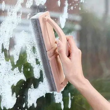 

Folding Multi-function Sponge Wiper With Handle Cleaning Brush Sponge Wiper Cleaning Glass Floor Tile Bath Brush Cleaning Tools