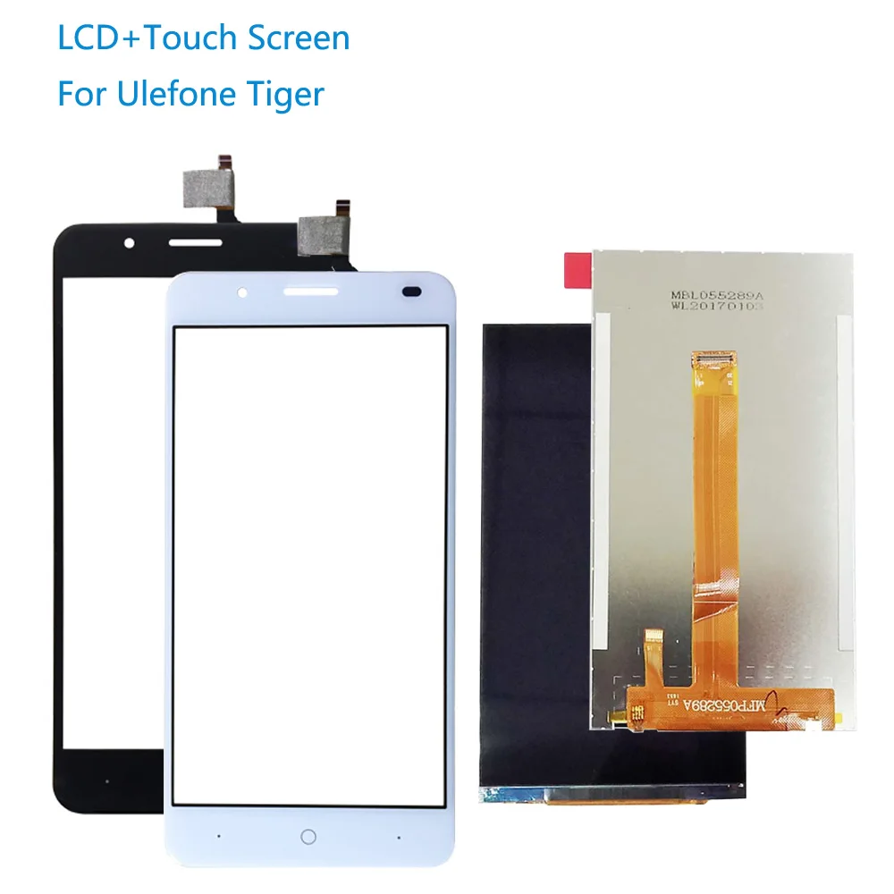 

5.5" For Ulefone Tiger LCD Display+Touch Screen Digitizer Assembly Replacement Repair Parts+Free Tools