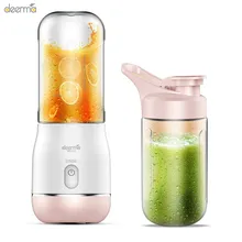 Deerma 400 мл портативная электрическая соковыжималка, блендер, автоматическая многофункциональная USB перезаряжаемая чашка-миксер для сока для маленьких девочек