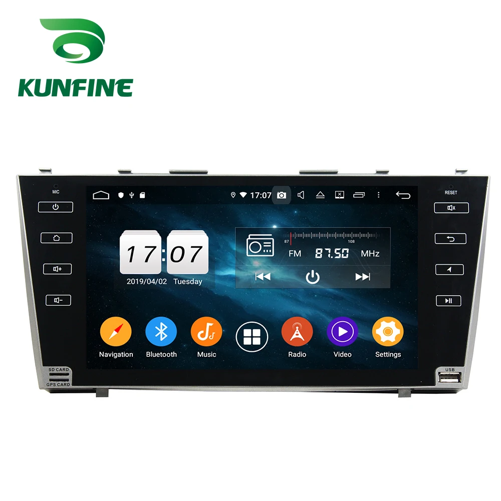 Android 9,0, Восьмиядерный, 4 Гб ОЗУ, 64 Гб ПЗУ, автомобильный DVD, gps, мультимедийный плеер, стерео, без Дека, для TOYOTA CAMRY, 2007-2011, радио, wifi