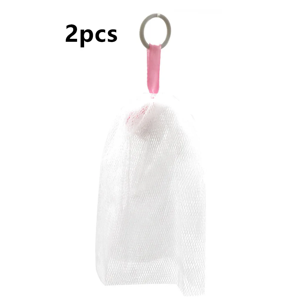Очищающее мыло для лица, пенящаяся сетка, пузырьковая сетка, вспомогательное очищающее средство для ванной, аксессуары для ванной комнаты, случайный цвет - Цвет: NO.2