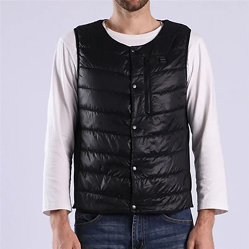 New Women Men Coat Smart Phone Bluetooth Connection Temperature Control Heating Sleeveless Vest Blouse 4N04 (8)