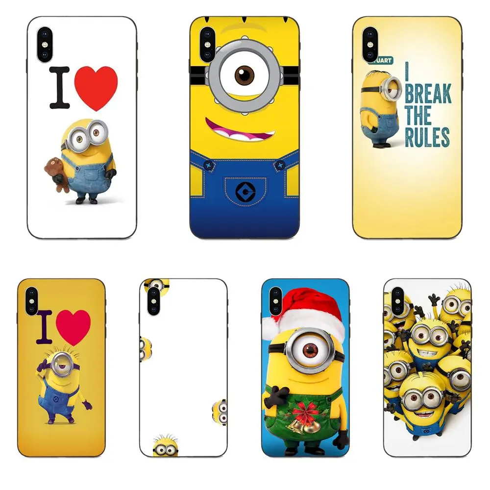 

Soft Case Mobile For Galaxy A3 A5 A6 A6s A7 A8 A9 A10 A20E A30 A40 A50 A60 A70 A80 A90 Plus 2018 Cartoon Yellow Minions Design